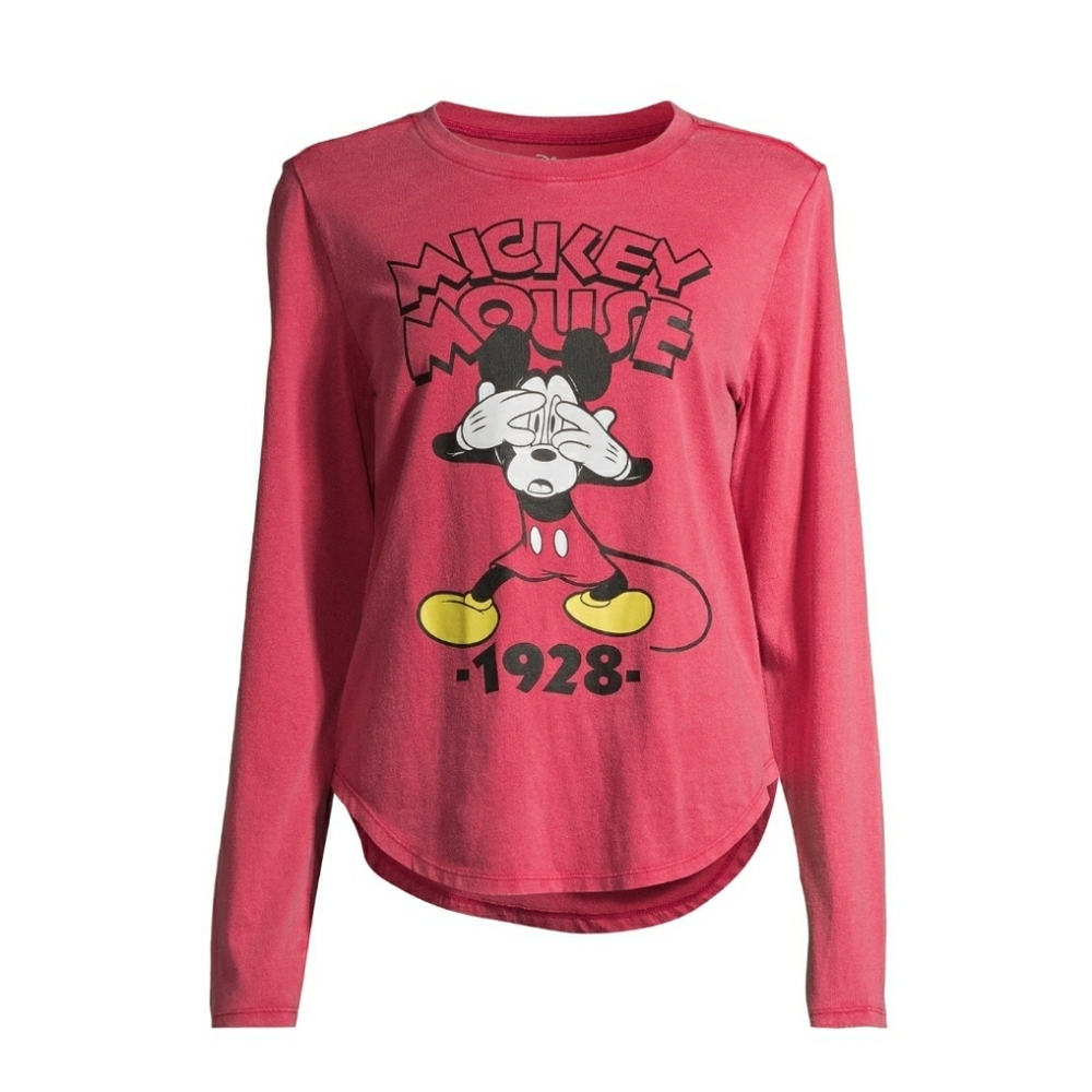 Mickey ladies young Adult long sleeve top